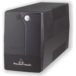 Powertech PT-850 UPS Line Interactive 850VA 510W με 2 Πρίζες Schuko