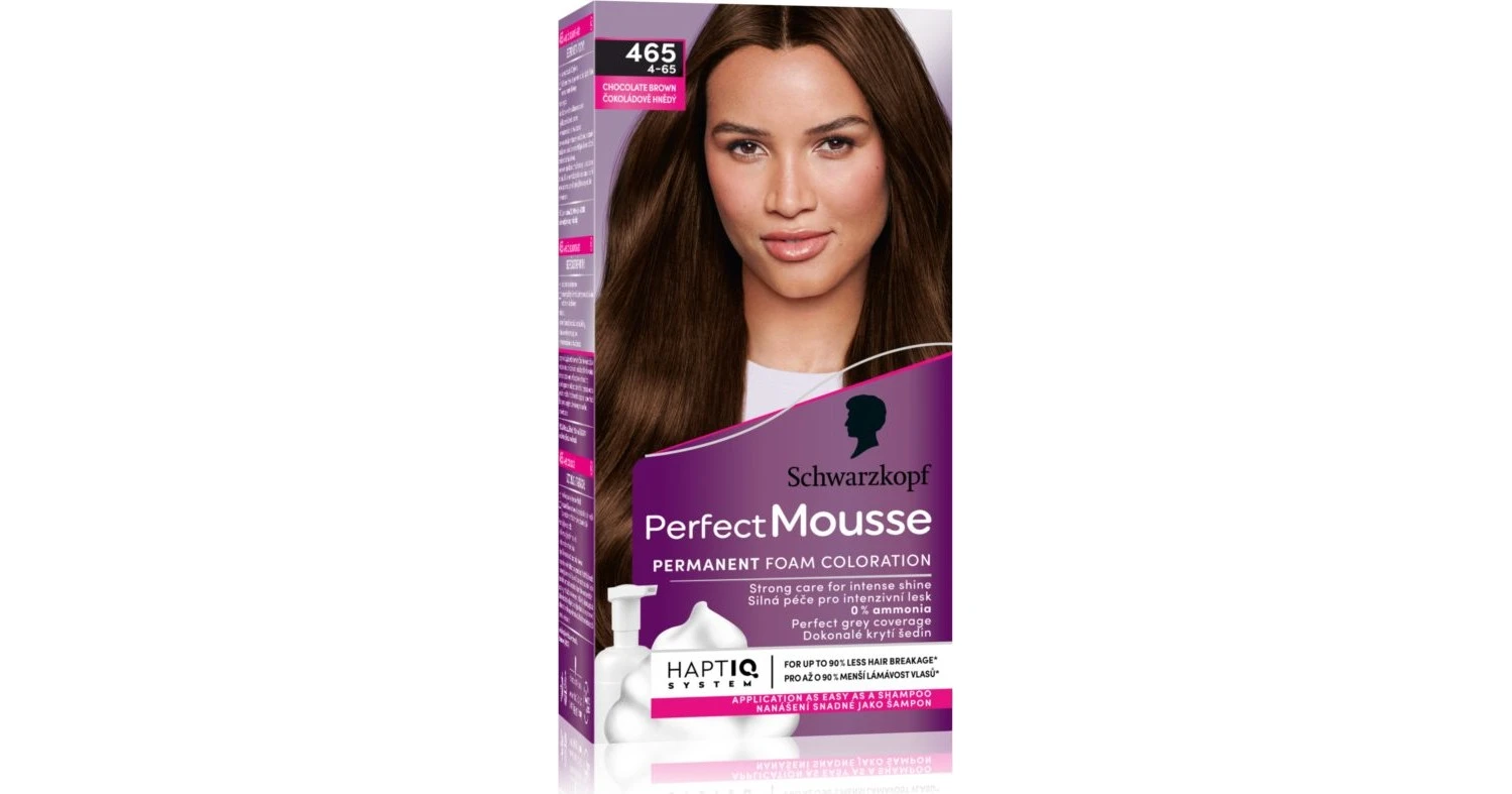 Schwarzkopf Perfect Mousse 465 Chocolate Brown Color Mousse Μαλλιών ...
