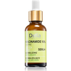 Delia Cosmetics Niacinamide 10% + Zinc Ενυδατικό Serum Προσώπου για Ακμή με Βιταμίνη E Αλόη & Νιασιναμίδη 30ml