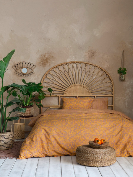 Nima Κουβερλί Βαμβακερό Μονό 160x245 - Salma Deep Orange