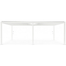 Bizzotto Ocean Πέργκολα Κήπου Αλουμινίου Λευκή 720x360x250