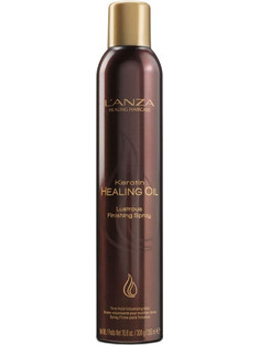 Lanza Keratin Healing Oil Lustrous Finishing Spray Λακ Μαλλιών για Λάμψη Δυνατό Κράτημα 350ml