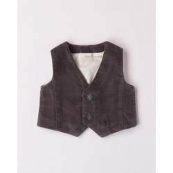 IDO UNPADDED WAISTCOAT - 4.7205/00 - ΑΓΟΡΙ - DARK GREY