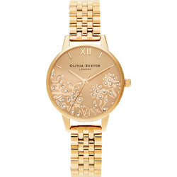 Olivia Burton Γυναικείο Ρολόι με Χρυσό Μεταλλικό Μπρασελέ OB16MV105