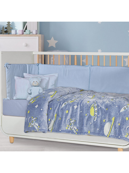 Das Home Relax 4863 Κουβέρτα Αγκαλιάς Fleece 80x110 Μπλε