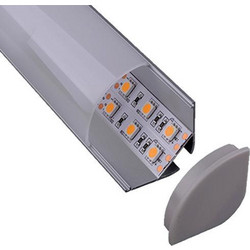 Προφίλ Διπλό Γωνία 2000Χ30Χ30 90 | Eurolamp | 145-70914