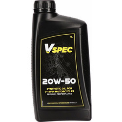 Vspec Συνθετικό Λάδι Μοτέρ / Κινητήρα για Harley Davidson 20W50 | Full Synthetic Μotor Οil 1 liter bottle