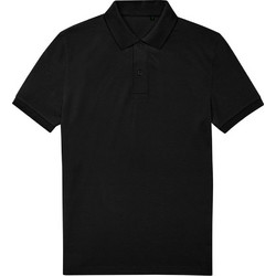 B&C Collection Ανδρική Μπλούζα Polo Κοντομάνικη Μαύρη PU428