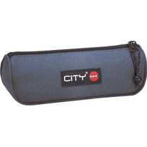 City Eclair Κασετίνα Βαρελάκι Μπλε 92899