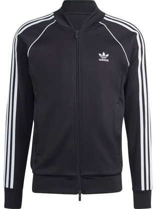 Adidas Adicolor Classics SST Ανδρική Ζακέτα με Φερμουάρ Μαύρη IM4545
