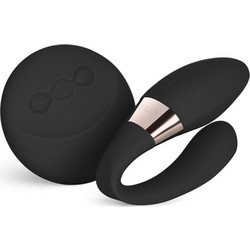 LELO Tiani Duo Couples Massager Διπλός Δονητής για Ζευγάρια με Τηλεχειριστήριο Μαύρος