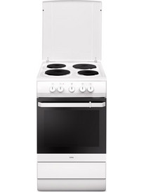 Amica 58EE1.20W Κουζίνα Ηλεκτρική 67lt με Εμαγιέ Εστίες 50cm