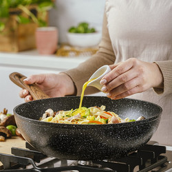 Nava Nature Wok Αλουμινίου Αντικολλητικό 28cm