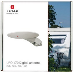 Triax TRIAX UFO 170 Digital κεραία LTE 5-24V,gain VHF 20dB,UHF 27dB,horizontal 360o,vertical 90o