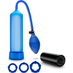 Blush Quickie Kit Thick Cock Τρόμπα Πέους Μπλε