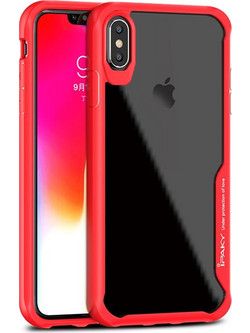 iPaky Survival Case Gel Anti-Fall Cover Apple iPhone XS MAX Κόκκινο