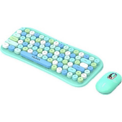 Yilima QS-808 Green Ασύρματο Σετ Πληκτρολόγιο & Ποντίκι
