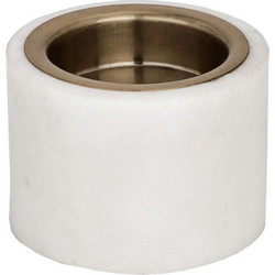 Κηροπήγιο Ρεσώ Rouyin 422033 6x4,5cm White-Gold Eglo