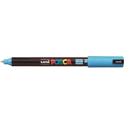 Μαρκαδόρος Ανεξίτηλος Uni Posca Pc-1Mr Light Blue 8