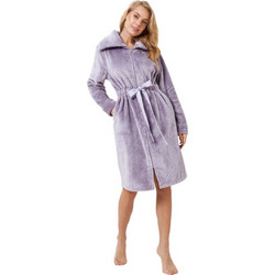 Aruelle Adie Γυναικεία Ρόμπα Χειμωνιάτικη Fleece Λιλά