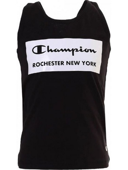 Champion Παιδικό T-Shirt Αμάνικο Μαύρο 403598-KK001
