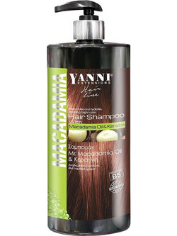 Yanni Extensions Macadamia Oil & Keratin Σαμπουάν Κερατίνης για Επανόρθωση 1lt