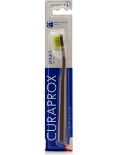 Curaprox CS 7600 Smart Ultra Soft Οδοντόβουρτσα Καφέ Κίτρινη