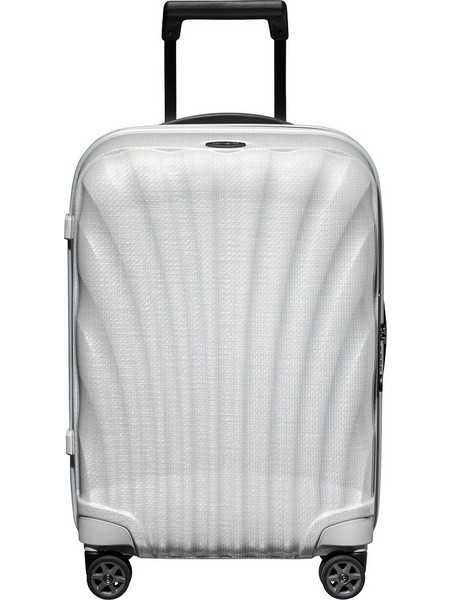 Samsonite C-Lite Βαλίτσα Καμπίνας 55x40x20cm με 4 Ρόδες Λευκή