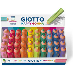 Γόμα Giotto Happy Gomma Πολύχρωμο (40 Μονάδες)