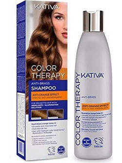 Kativa Color Therapy Anti-Brass Σαμπουάν για Προστασία Χρώματος για Βαμμένα Μαλλιά 250ml