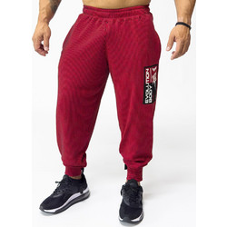 Evolution Body Ανδρικό Παντελόνι Φόρμας Fleece με Λάστιχο Κόκκινο BODY2600