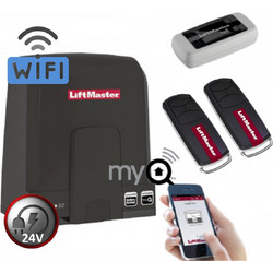 Liftmaster SL 1000 EVK WiFi | Μοτέρ συρόμενης γκαραζόπορτας 24V 1000kg, Κρεμαγιέρα: Χωρίς κρεμαγιέρα