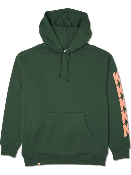 K2 Chain Logo Ανδρικό Φούτερ με Κουκούλα Σκούρο Πράσινο