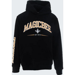 Magic Bee Ανδρικό Φούτερ με Κουκούλα & Τσέπες Μαύρο MB23508
