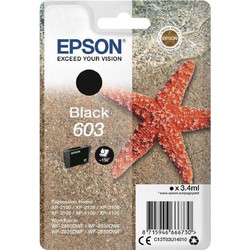 Epson 603 Black Μελάνι Εκτυπωτή Inkjet