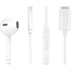 WK Y19 MAX Handsfree Earbud Lightning White