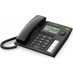 Alcatel T76 Ενσύρματο Τηλέφωνο με Ανοιχτή Ακρόαση Μαύρο