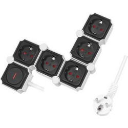 Πολύπριζο Logilink Flexible Socket 5xSchuko 1,5m