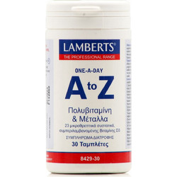 Lamberts A-Z Multi Πολυβιταμίνη & Μέταλλα 30 Ταμπλέτες