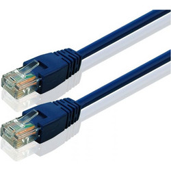 Digitus U/UTP Cat.5e Καλώδιο Δικτύου Ethernet 0.5m Blue DK-1511-005/B