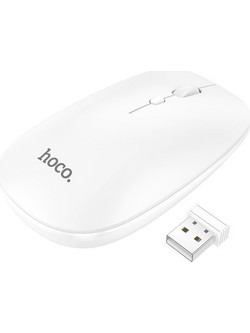 Hoco GM15 Ασύρματο Bluetooth Ποντίκι White