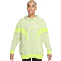 Nike Air Hoodie Γυναικείο Αθλητικό Φούτερ με Κουκούλα Lime DD5417-303