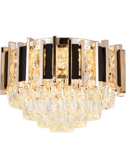 VICTORIA CEILING LAMP 6xE14 GOLD/BLACK