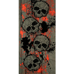 ΜΠΑΛΑΚΛΑΒΑ ΛΑΙΜΟY ΣΩΛΗΝΑ ΜΗΧΑΝΗΣ MODEKA 110630 BLOODY SKULL