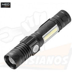 Neo Tools 99-033 Επαναφορτιζόμενος Φακός Led 800lm