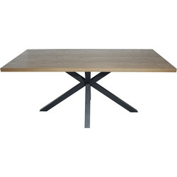 RAVENNA Τραπεζαρία Malvina Wood 180 x 90 x 76