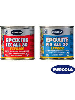 Mercola 01820 Ισχυρή εποξειδική κόλλα στόκος 2 συστατικών Epoxite Fix All 30min
