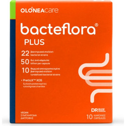 Olonea Bacteflora Plus Προβιοτικά & Πρεβιοτικά 10 Κάψουλες