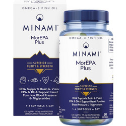Minami Nutrition MorEPA Plus Ιχθυέλαιο 60 Μαλακές Κάψουλες