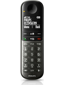 Philips Linea V Ασύρματο Τηλέφωνο με Ανοιχτή Ακρόαση Μαύρο